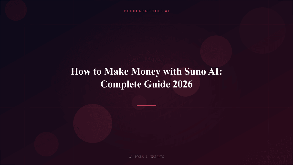 How to Make Money with Suno AI: Complete Guide 2026 featured image