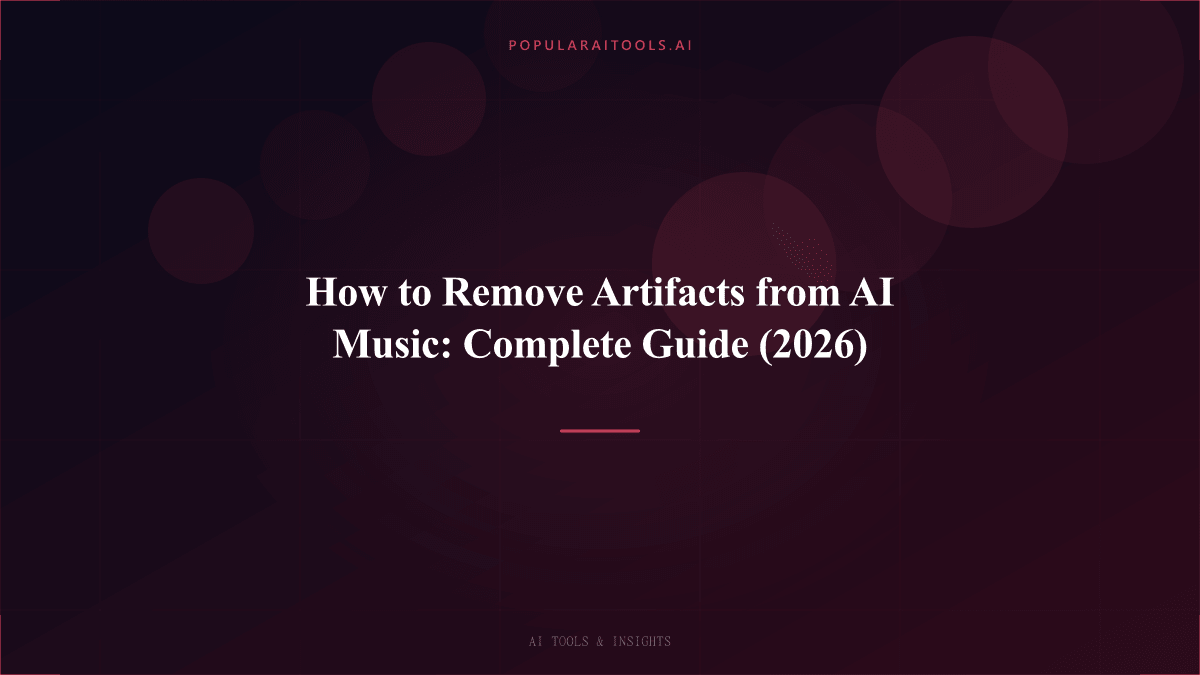 How to Remove Artifacts from AI Music: Complete Guide (2026) featured image