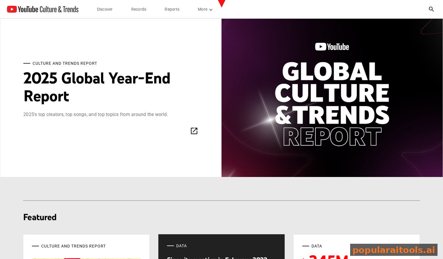YouTube Trending page showing popular content
