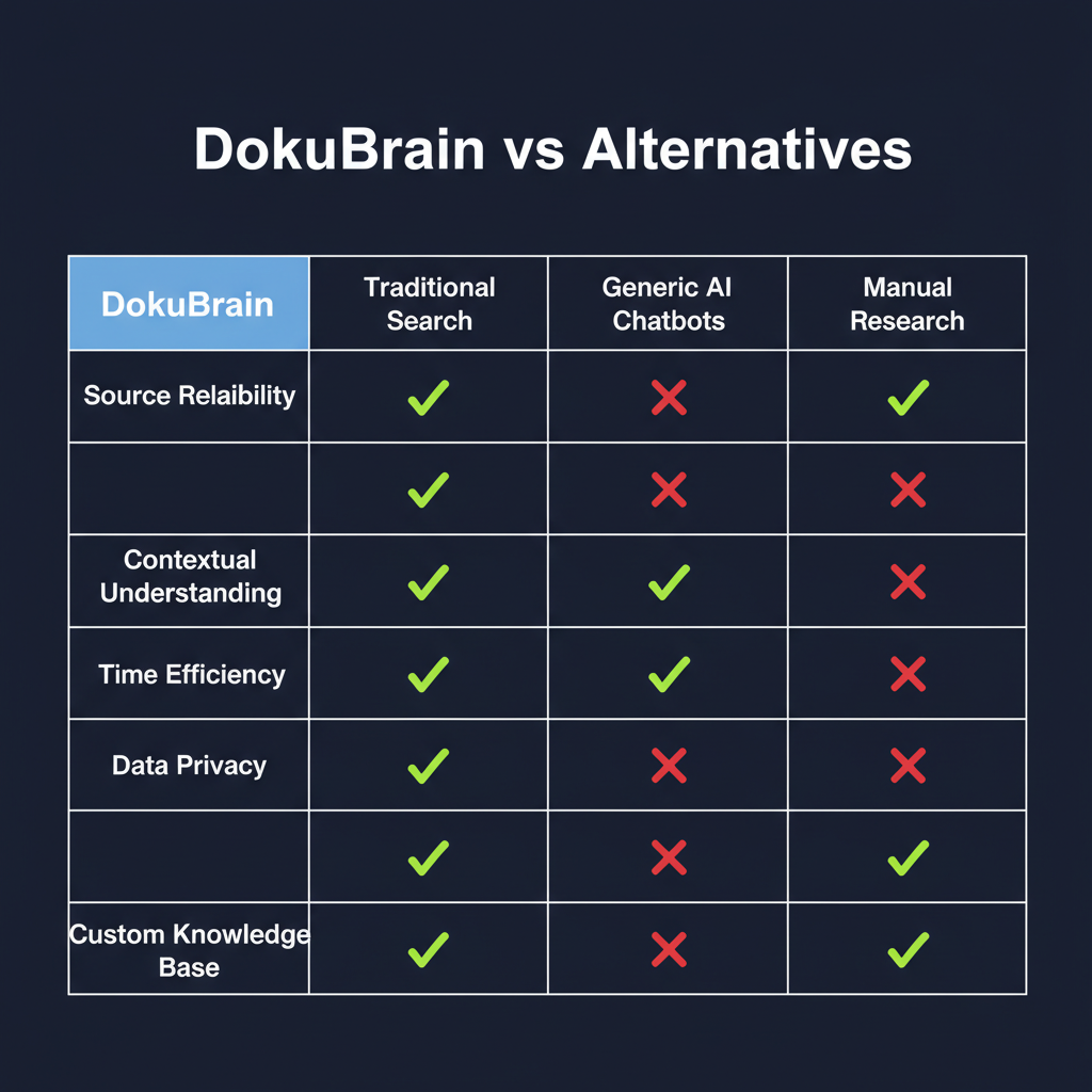 DokuBrain compared to alternatives