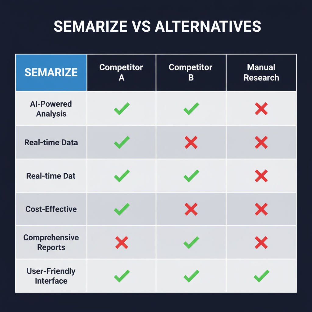 Semarize compared to alternatives