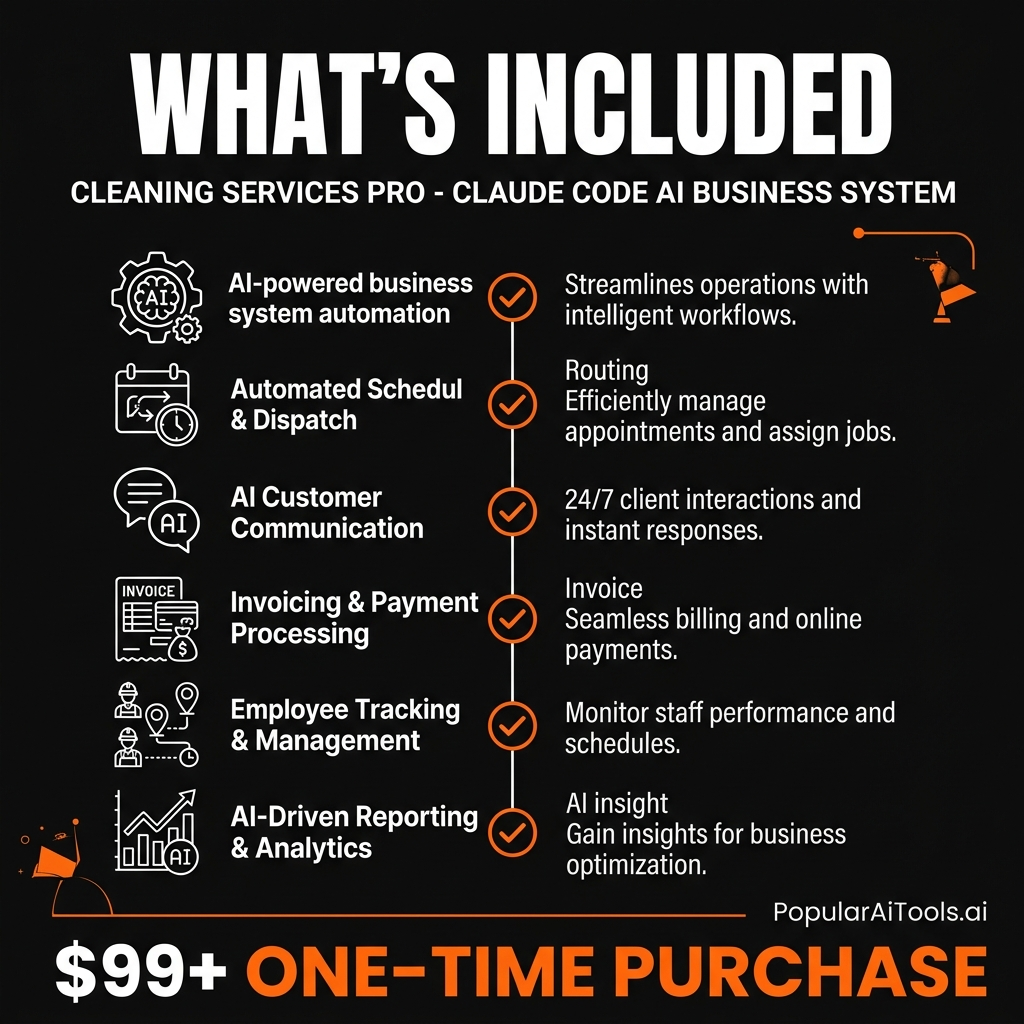 Cleaning Services Pro — what's included